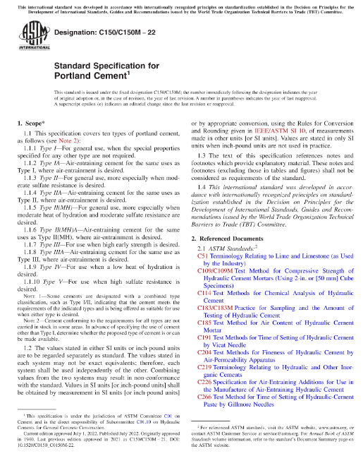 ASTM-C150