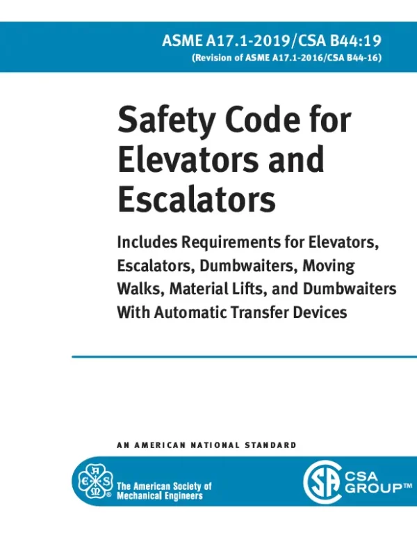 asme a17.1 elevator code