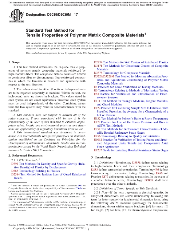 ASTM D3039