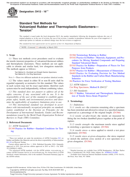 ASTM-D412