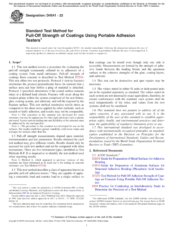 ASTM D4541