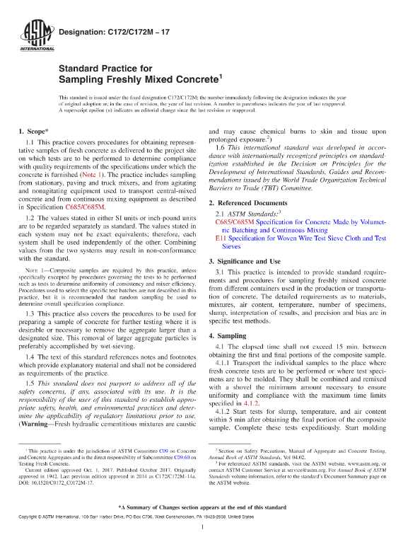 ASTM-C172