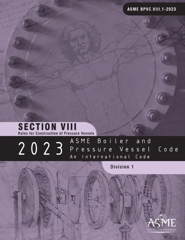 ASME BPVC SECTION VIII DIV 1 2023