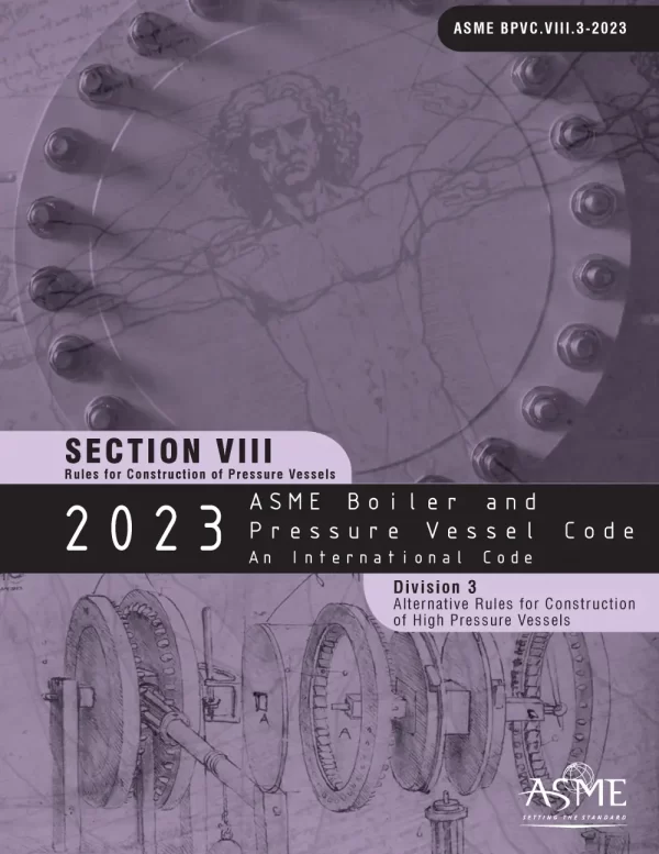 ASME BPVC SECTION VIII DIV 3 2023